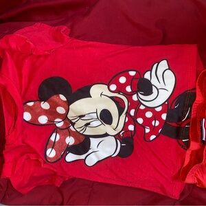 Red Minnie Mouse Graphic T-Shirt